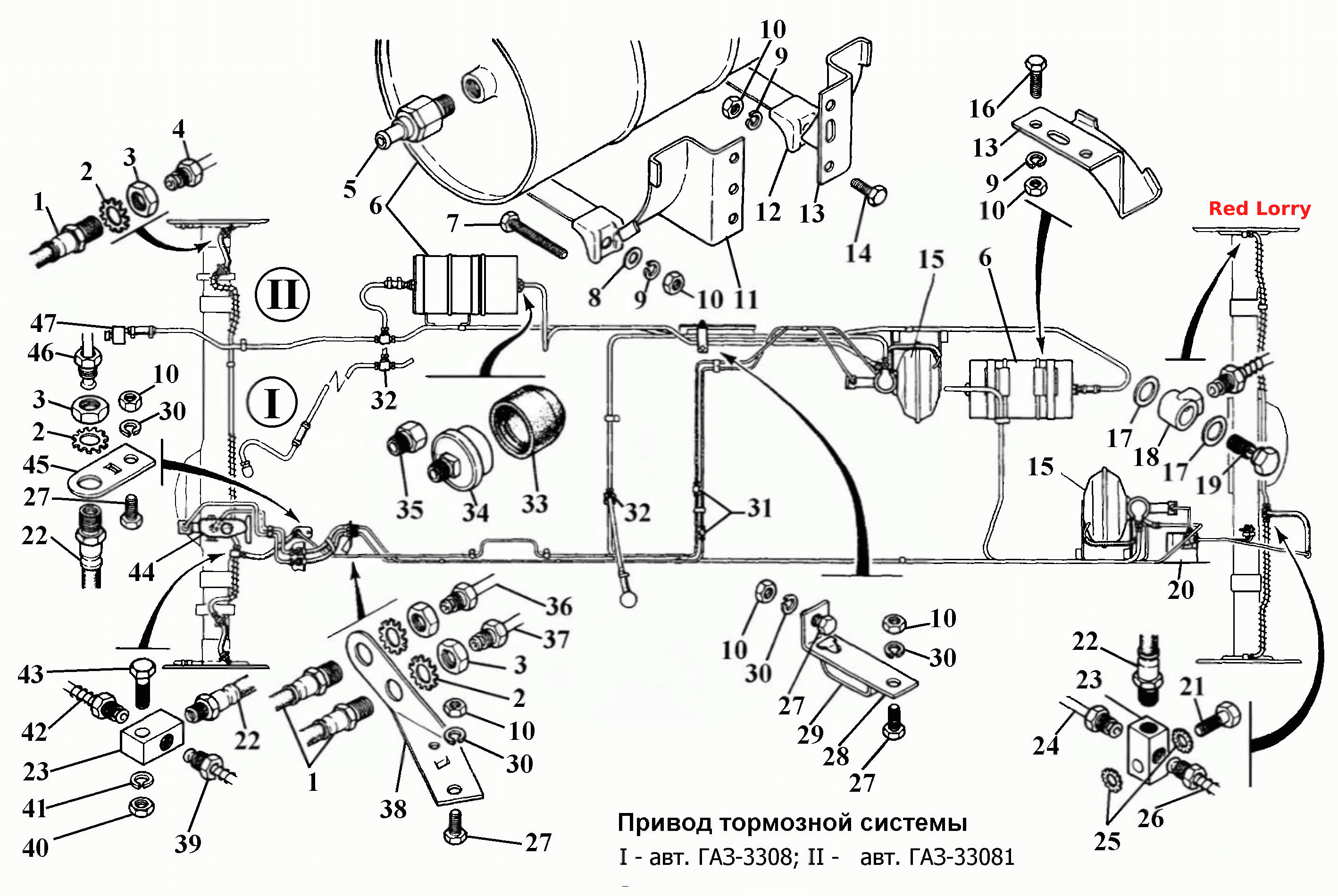 Привід гальмівної системи