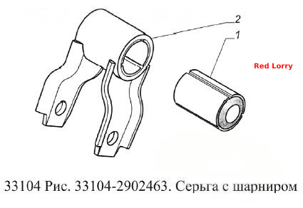 Сережка на шарнірі