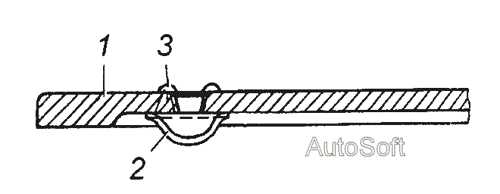 4310-1802015 Крышка верхнего люка раздаточной коробки в сборе/Cover of top hatch of distributing box, assy