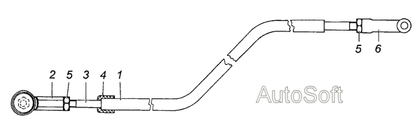 54115-1108040 Толкатель в сборе