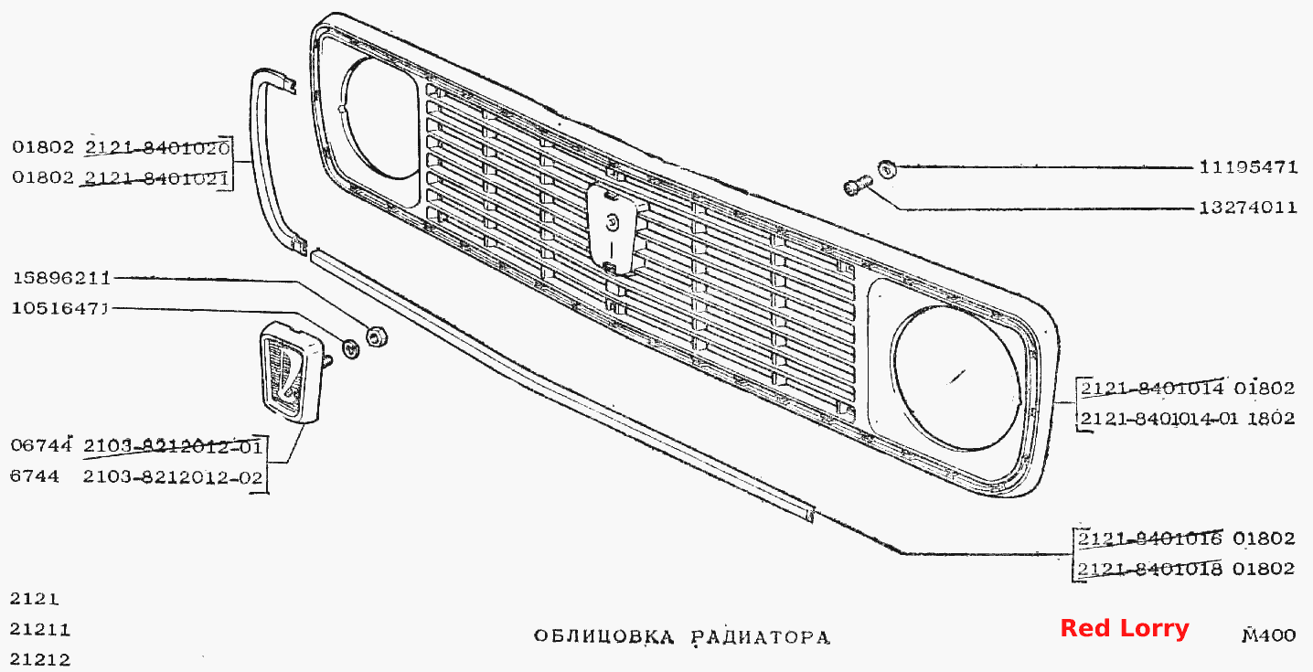 Облицовка радиатора