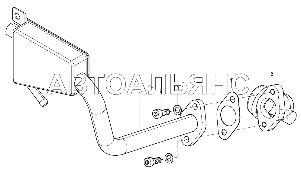газовый сепаратор в сборе