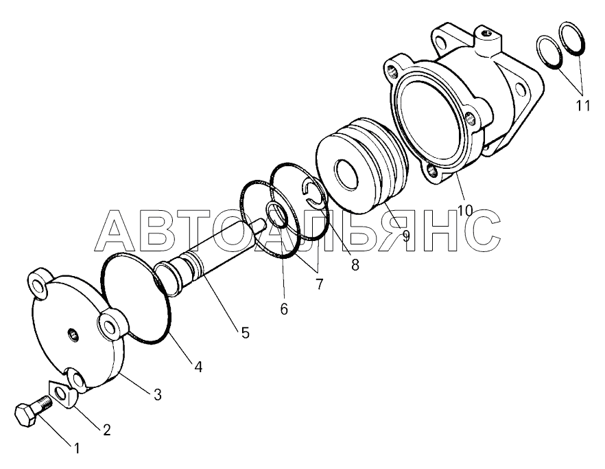 Пневмопереключатель;Pneumatic switch
