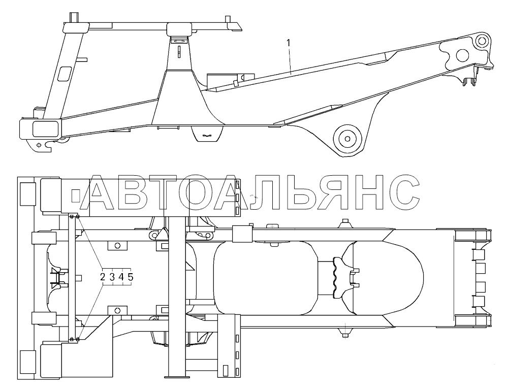 Рама (75581-2800010, 75583-2800010);Frame