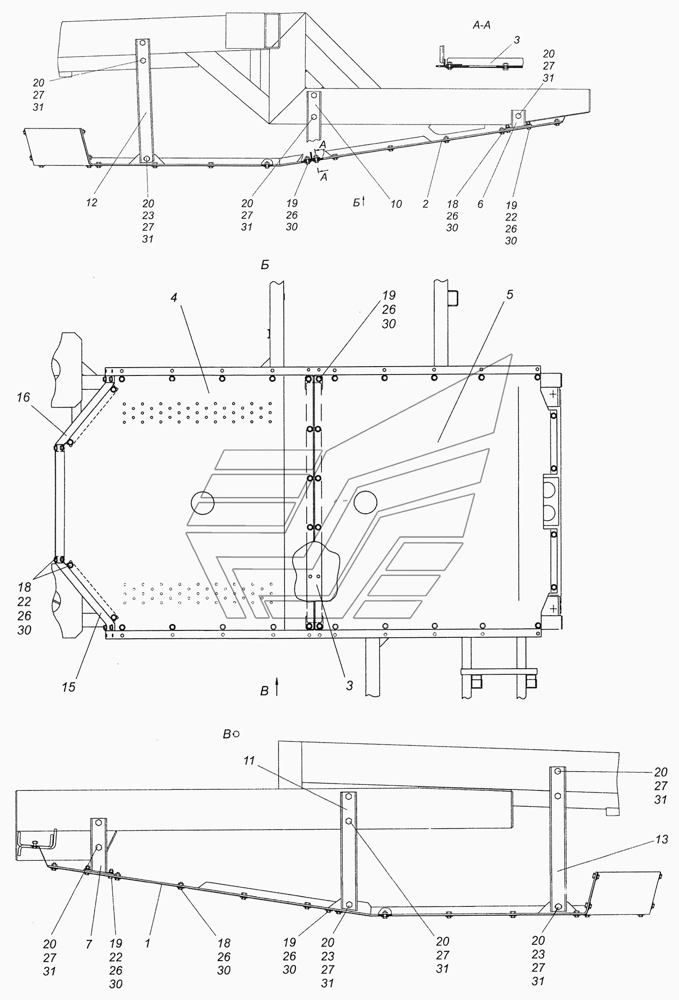 5297-2815010-17 Установка защитного экрана