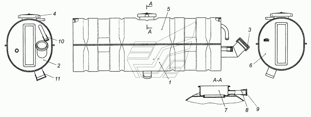 5297-1311010-10 Бачок расширительный