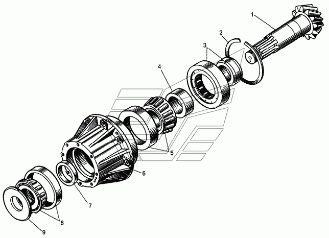 Ведущая шестерня главной передачи БелАЗ-7540А, БелАЗ-7540В