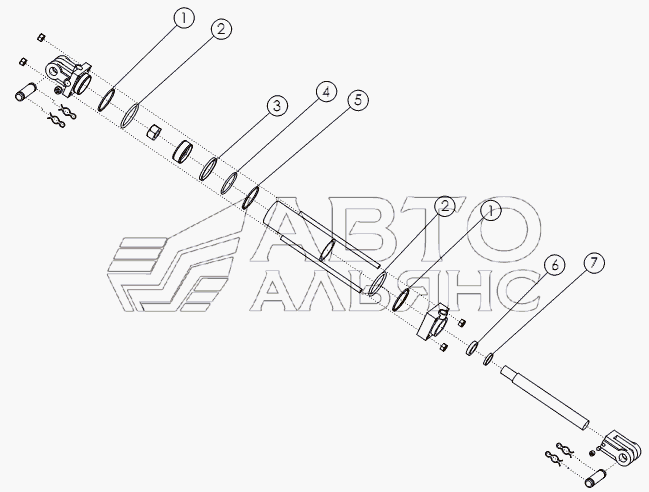 HYDRAULIC CYLINDER: 4X8 №58891