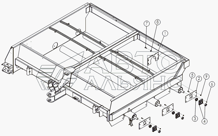 FLAIL TUBE MOUNTING