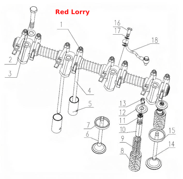 D30-1007000A Valve Tappet Assembly
