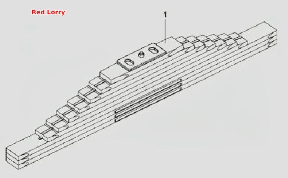 Rear Leaf Spring Subassembly