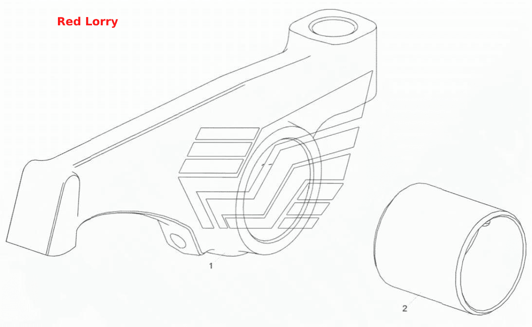 236-1007144-B2 Коромысло клапана с втулкой в сборе