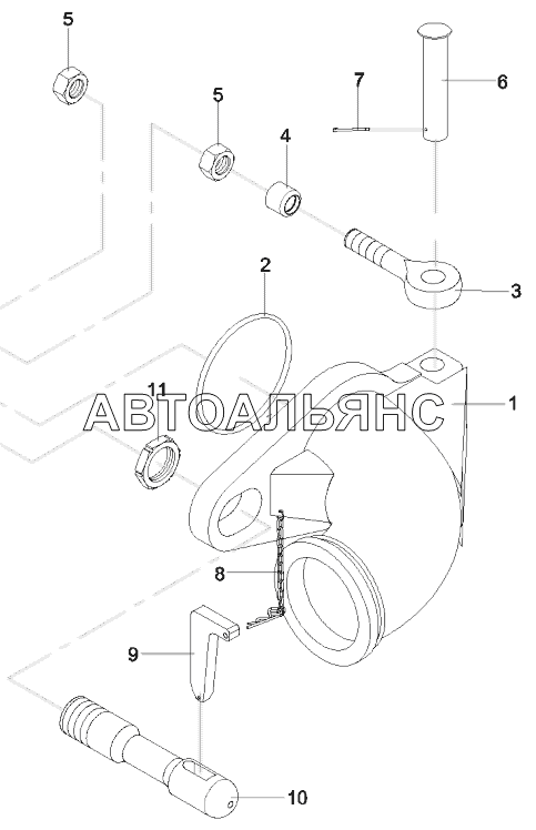 11206195 Group, elbow, hinged