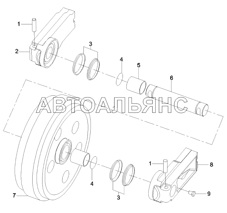 A229900002163 Колесо, ведомый диск