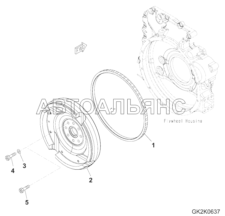 FLYWHEEL AND MOUNTING
