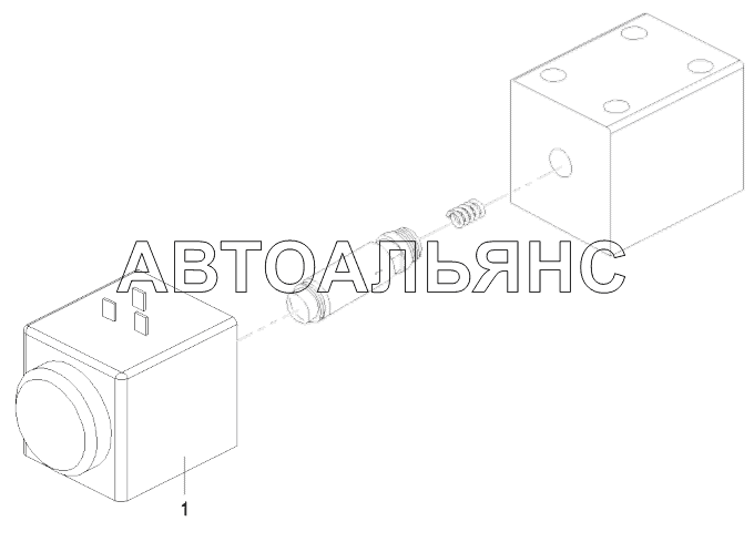 B220400000079 Клапан, распределительный, электромагнитный