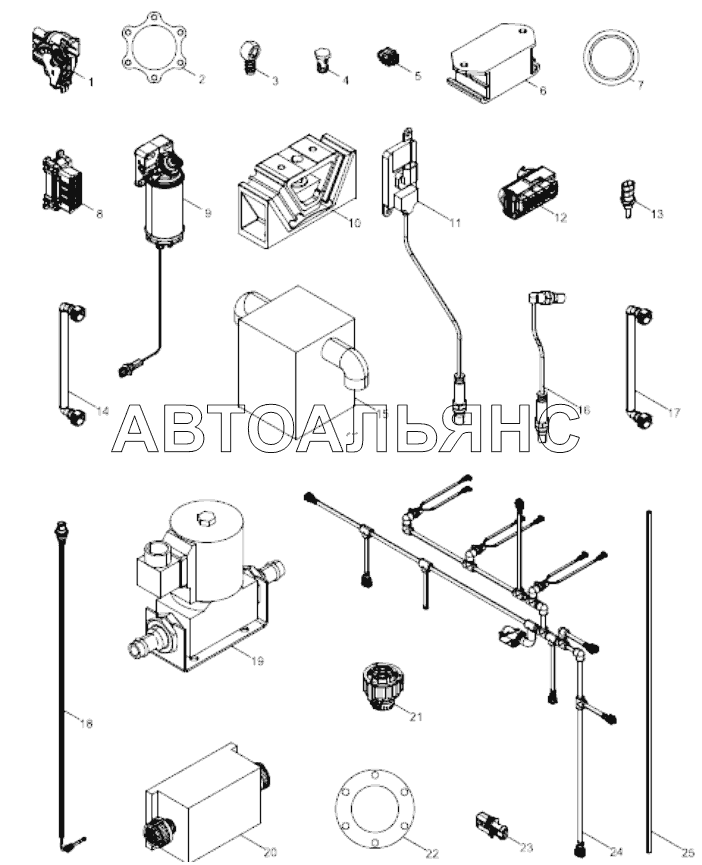 Parts box combination