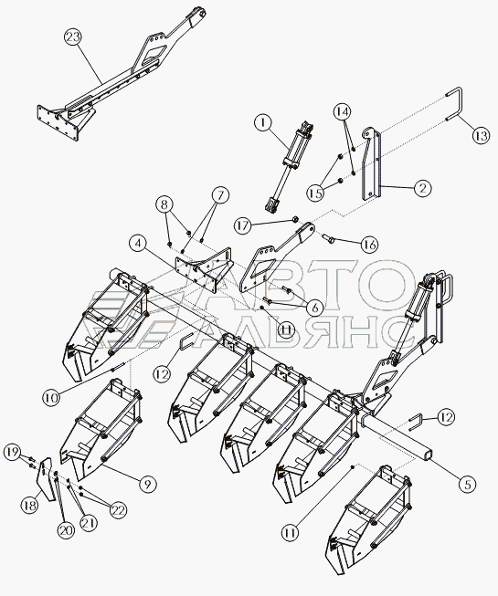 SCALPER BAR ASSEMBLY