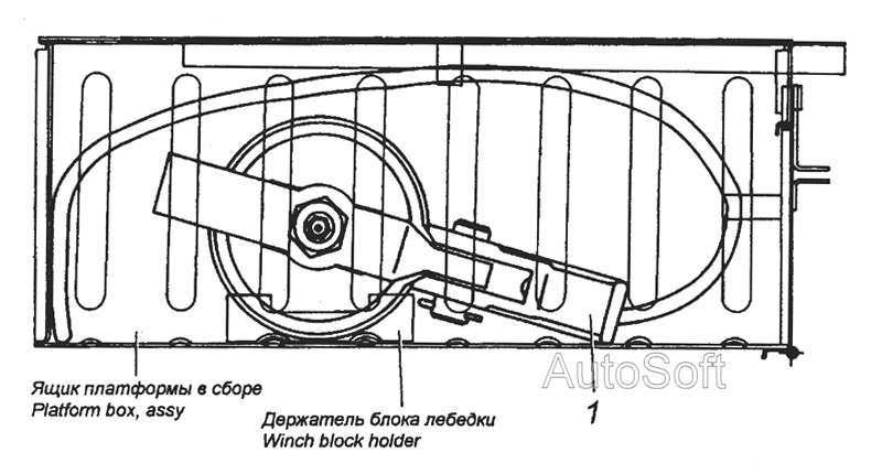 4310-4505003 Установка блока лебедки