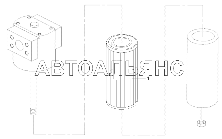 B229900000018 Фильтр, масляный, напорный