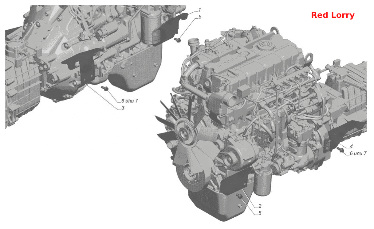 C40R13-1001004. Установка опор двигателя