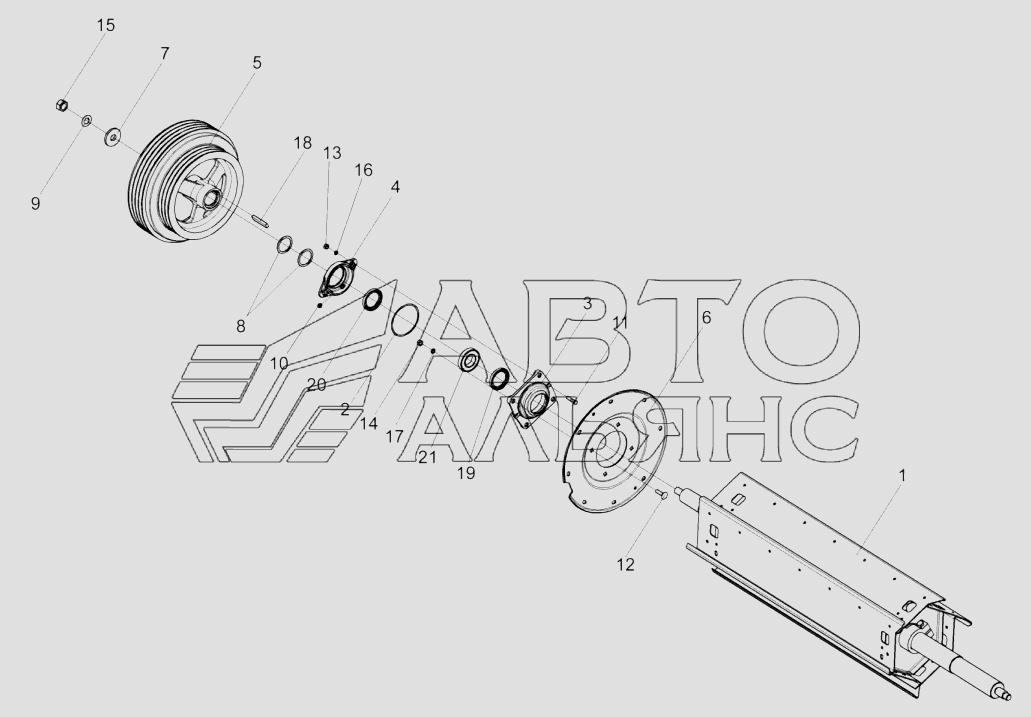 Битер отбойный КЗК 0105000