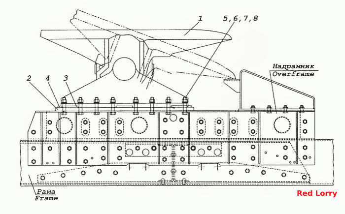 65226-2700001-10 Установка седельно-сцепного устройства