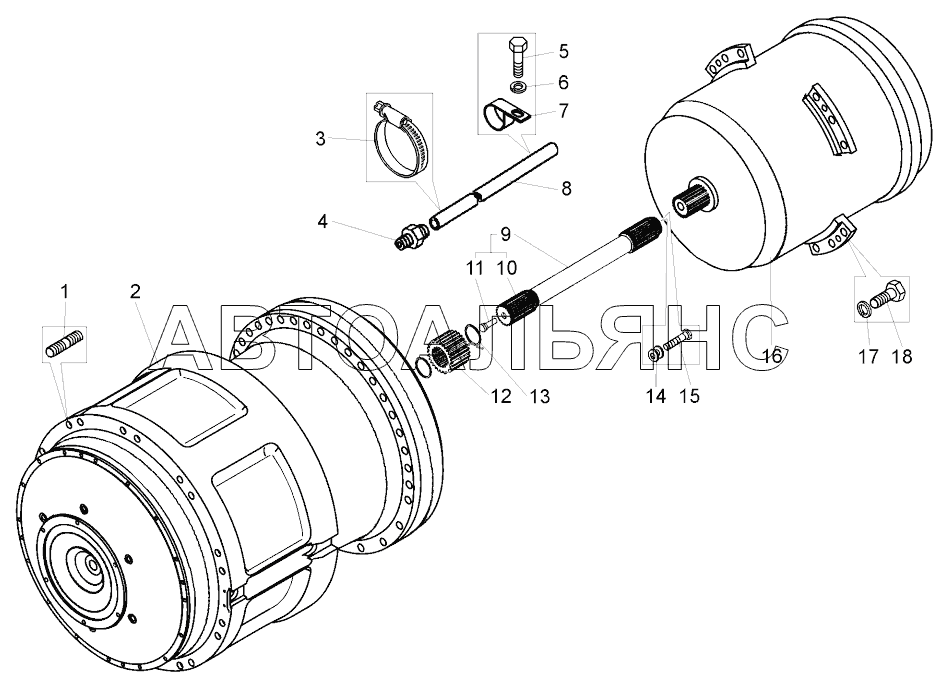 Электромотор-колесо (75581-3112010);Electromotor-wheel