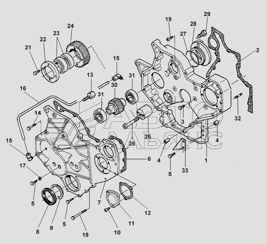 TIMING GEAR HOUSING