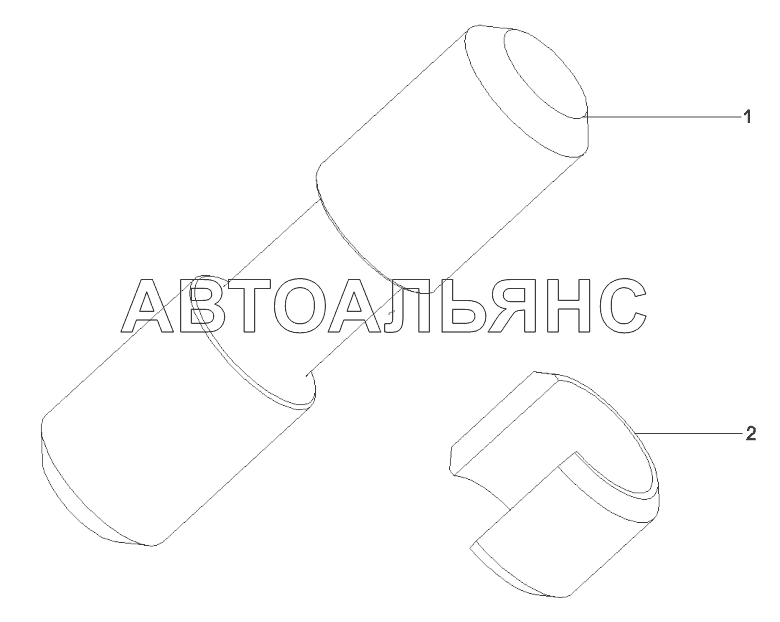 Штифт, зубья ковша