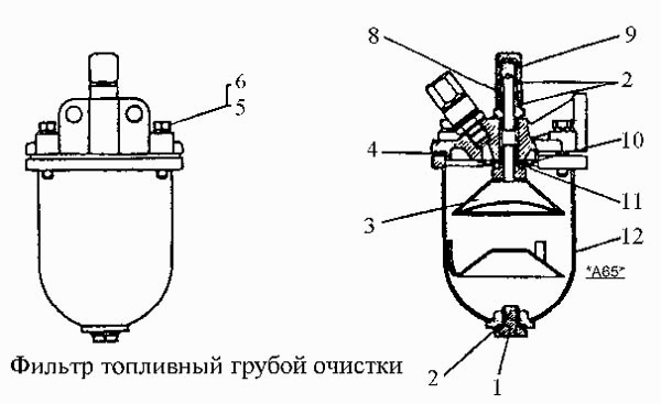 Фильтр топливный грубой очистки
