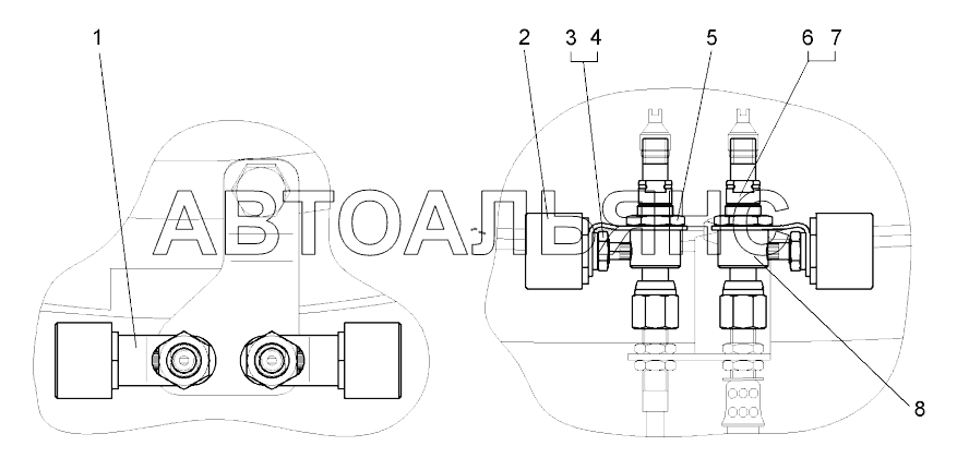 Установка корпусов СКТ задних колес (75580-3116005);Mounting of CKT bodies in rear wheels