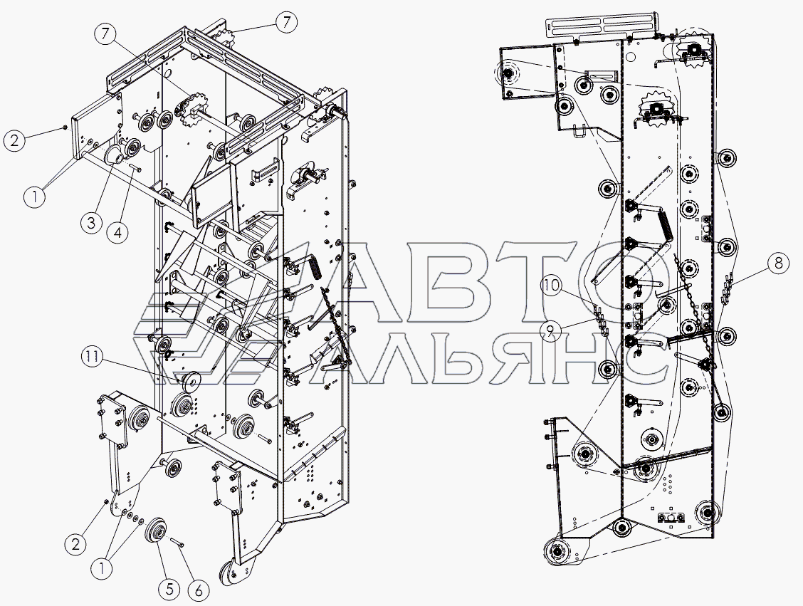 REAR SCRUB: HOOK CHAIN 2.38