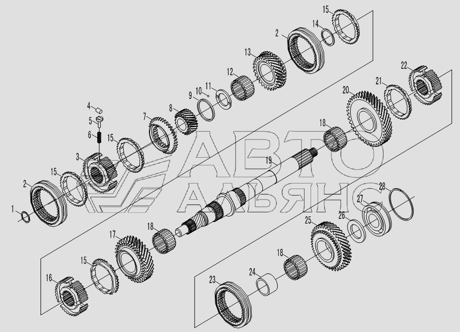 2nd Shaft assembly
