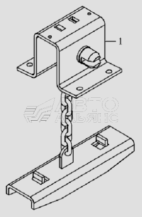 3105D4 Spare tire regulator system
