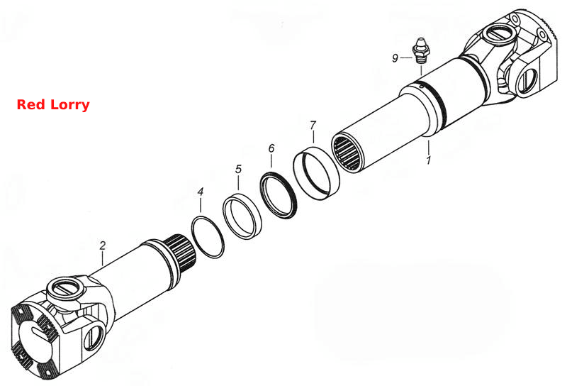 4308-2201011-20 Вал карданный заднего моста