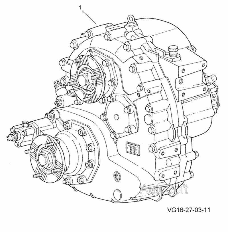 Раздаточная коробка 1600/300