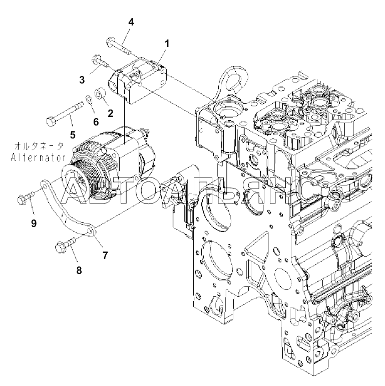 ALTERNATOR MOUNTING