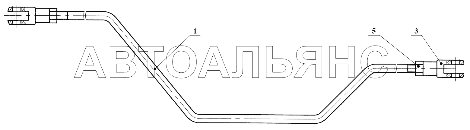 Тяга ТО-18Б.79.14.000;Rod ТО-18Б.79.14.000