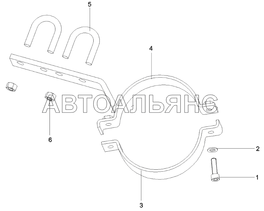 A810201000218 Зажим GP, кран
