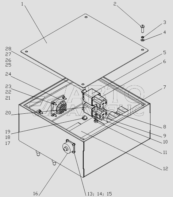 Блок переднего моста