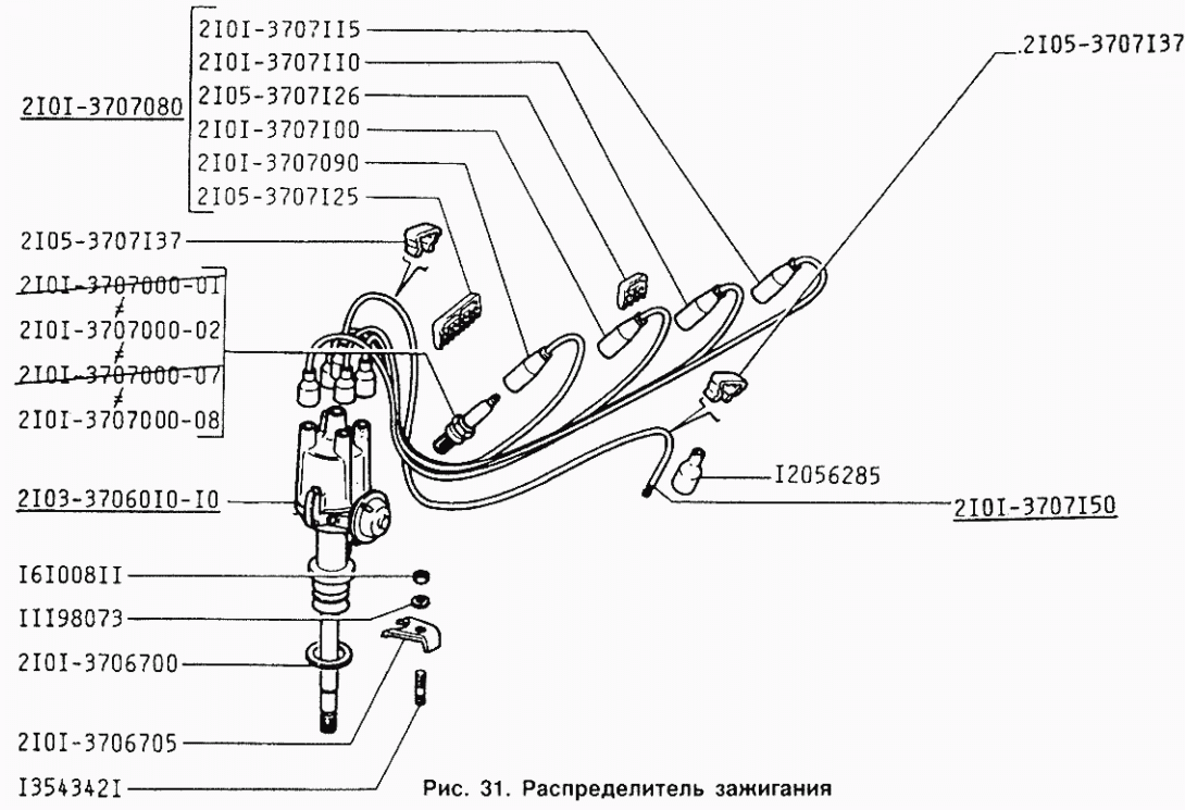 Распределитель зажигания