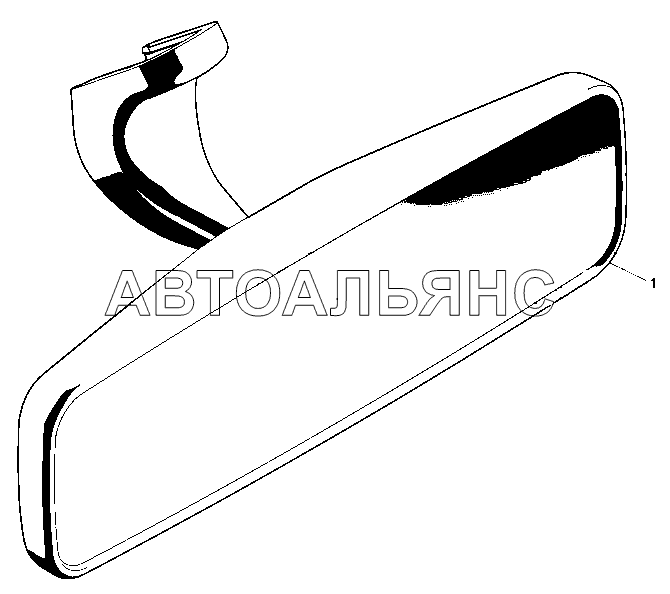 Зеркало заднего вида салона