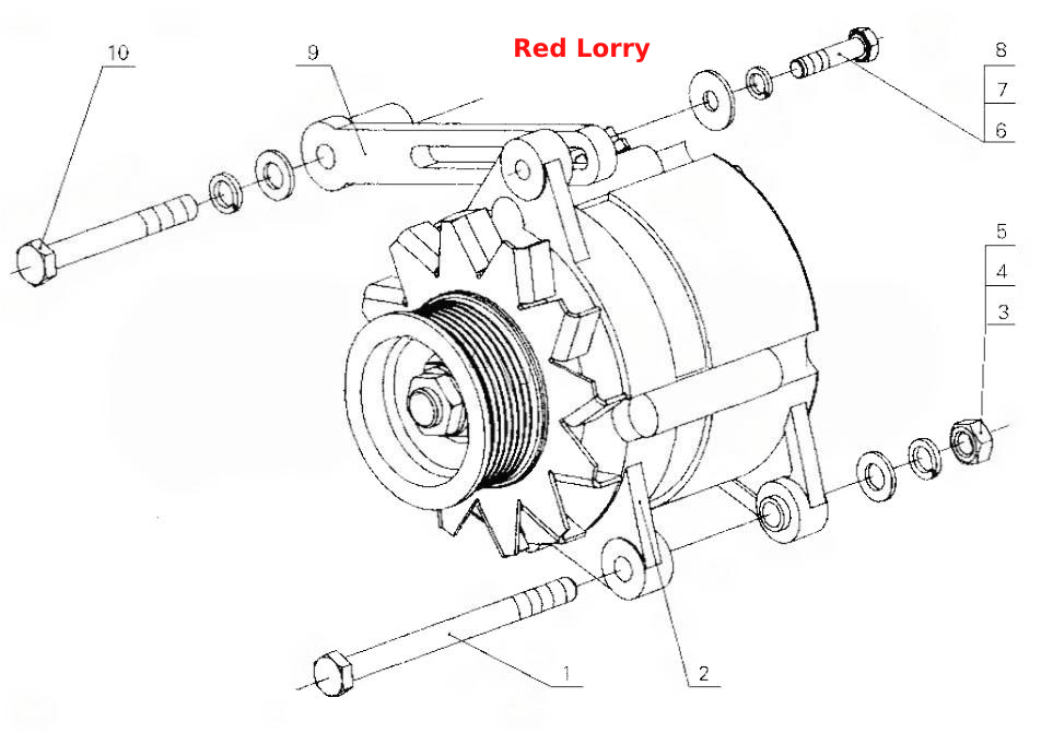 D7001-3701000 Alternator Assembly