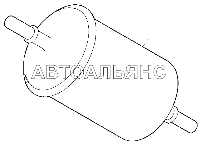 Фильтр тонкой очистки топлива