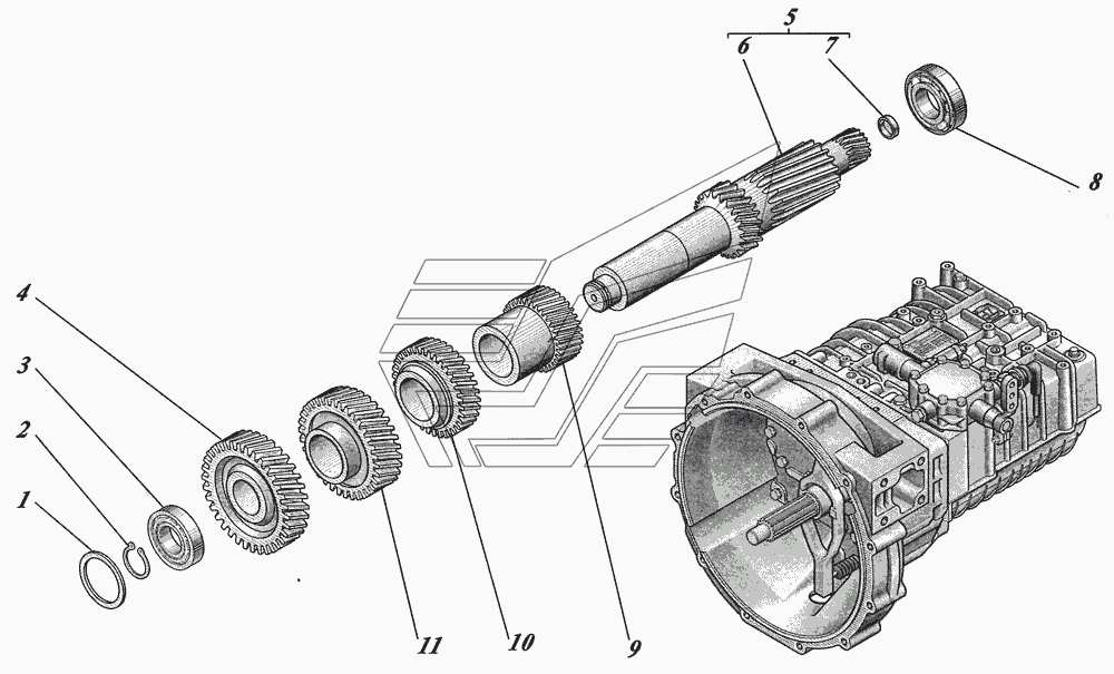 Коробка передач ZF6S700ВО 1351001017