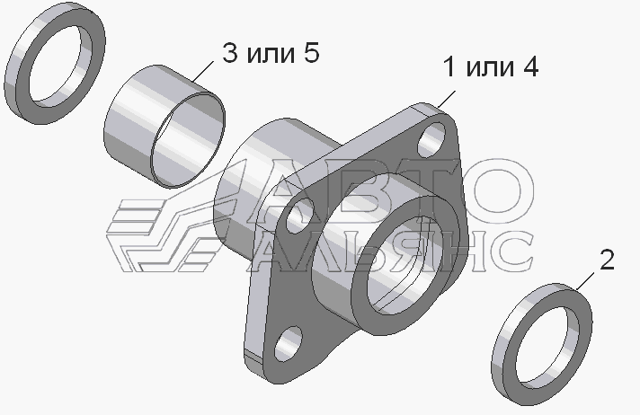 96741-3502128 Опора разжимного кулака