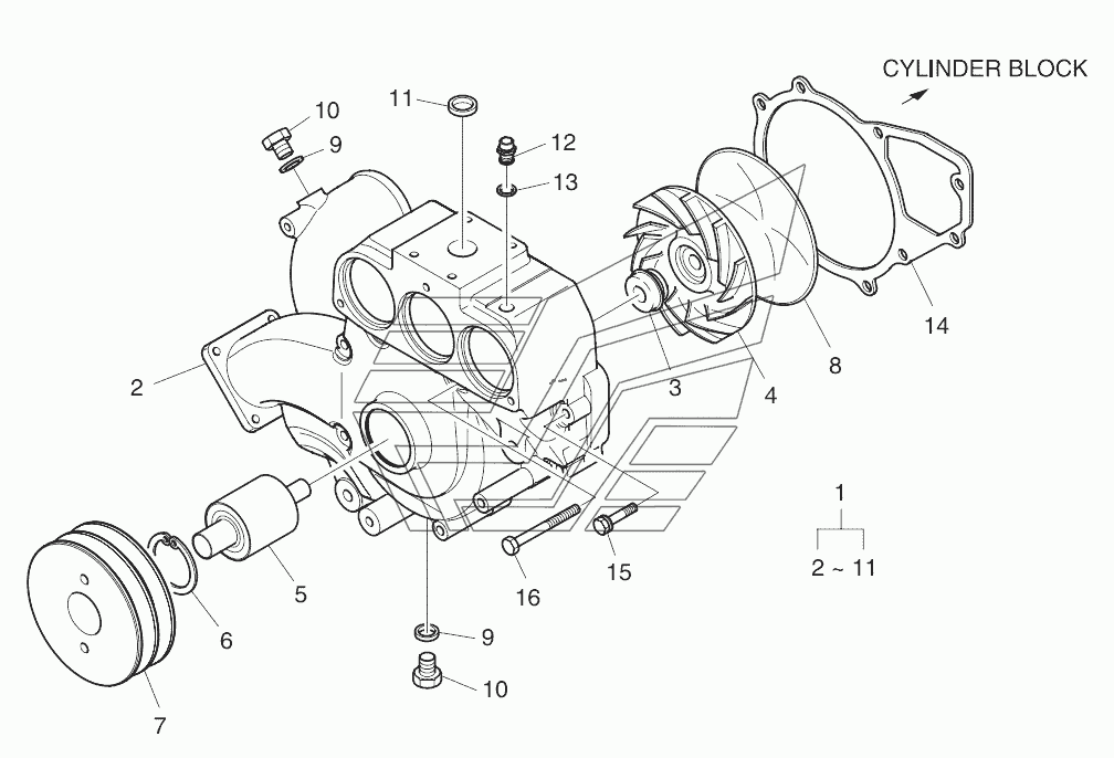 Водяной насос