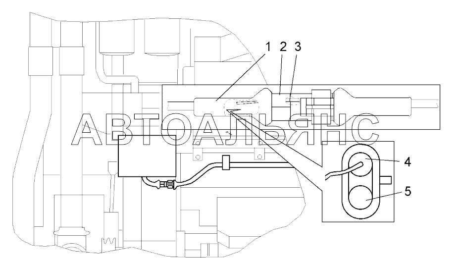 Подключение компрессора кондиционера (75306-3700076-20);Connection of compressor conditioner