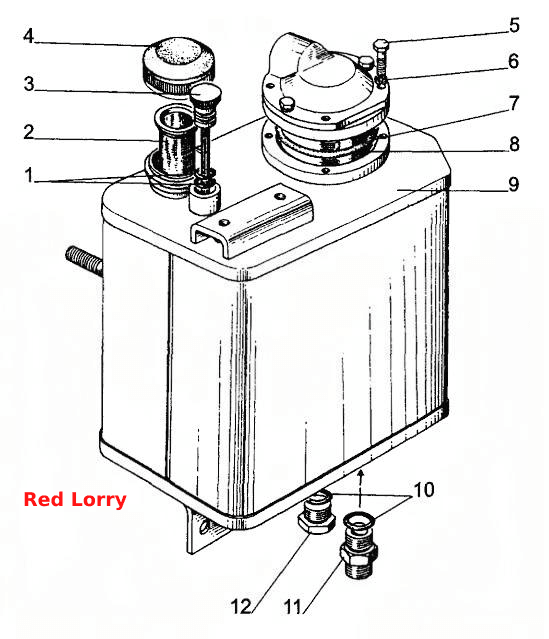 Бак масляный и фильтр;Oil Tank and Filter